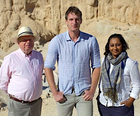 John Sergeant, Dan Snow and Raksha Dave (Channel 5)