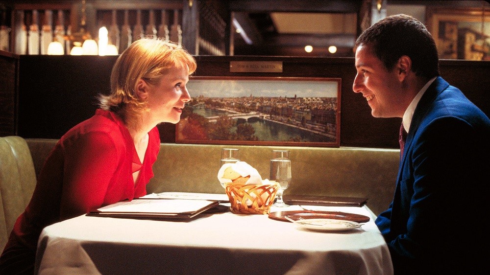 Emily Watson and Adam Sandler in Punch Drunk Love