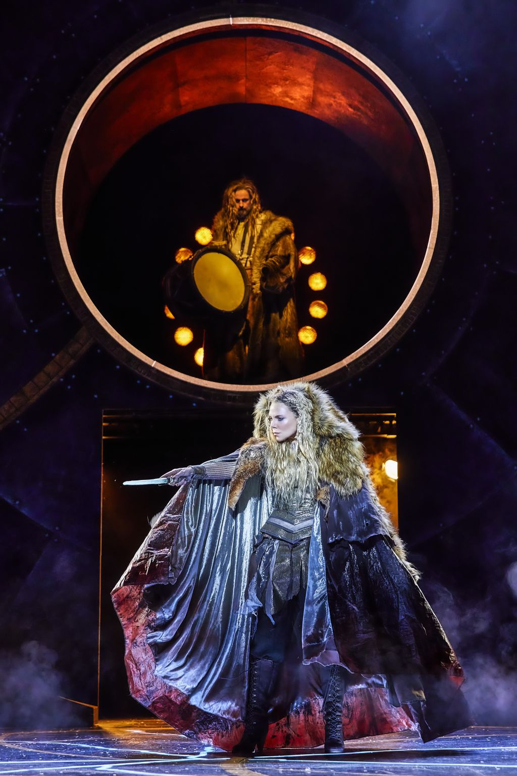 Samantha Womack as the White Witch at the Gillian Lynne Theatre