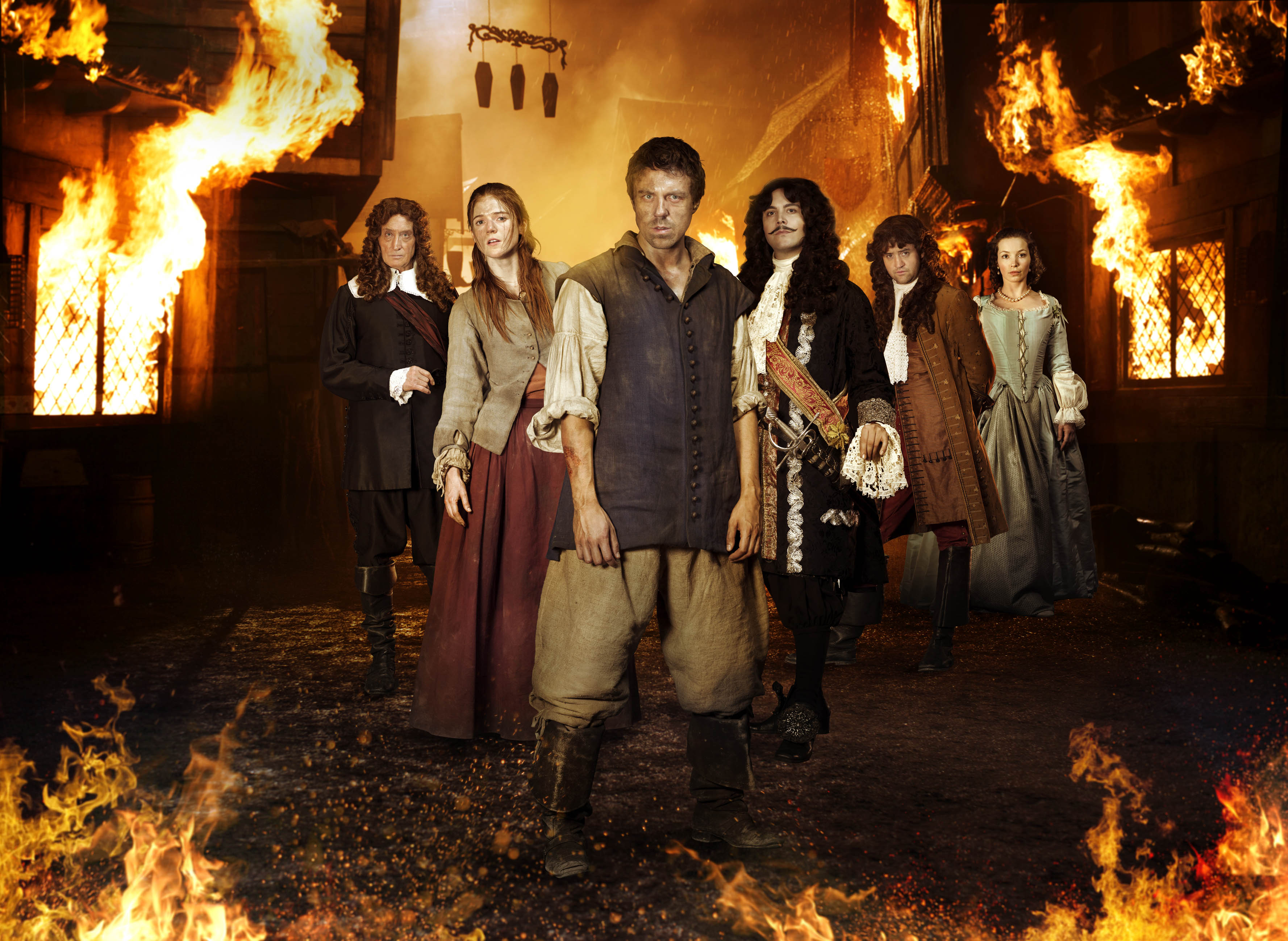 Movie fires. Great Fire of London 1666. Большой пожар (мини–сериал 2014).