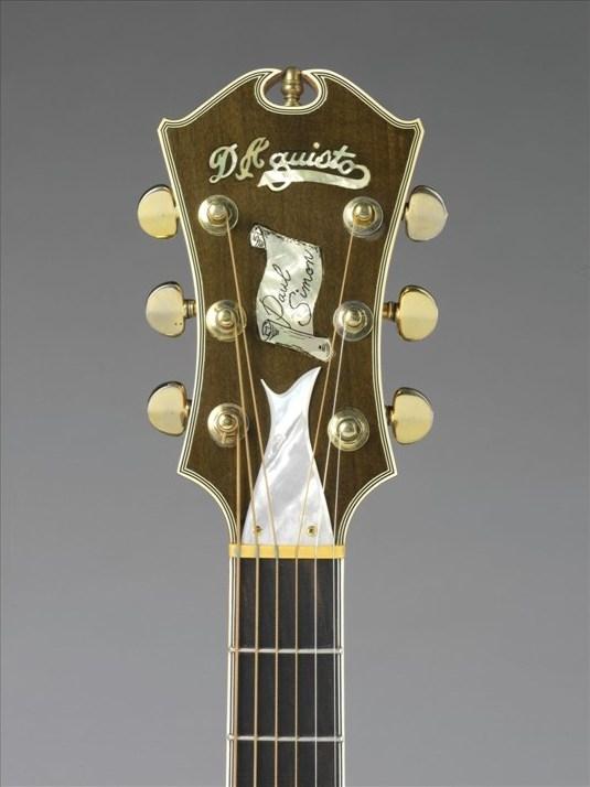 String theory: Detail of a guitar by James D'Aquisto