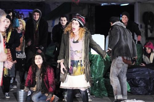 The Sleeper and her insomniac fellow squatters in Stephen Deazley's new opera