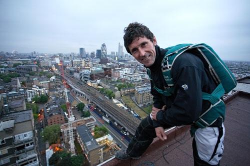 The ace of base: Dan Witchalls is one of 'The Men Who Jump off Buildings'
