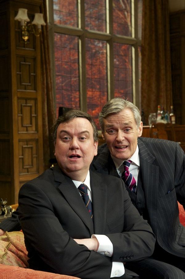 Power play: Richard McCabe and Simon Williams in ‘Yes Prime Minister’