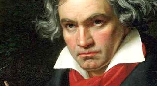 Joseph Karl Stieler's portrait of Beethoven 'when composing the Missa Solemnis'