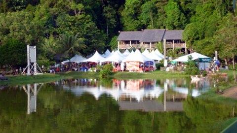 Mount Santubong, Borneo: 'an island where you can discover exquisite cloth and finely crafted baskets along with a first-class world music festival'