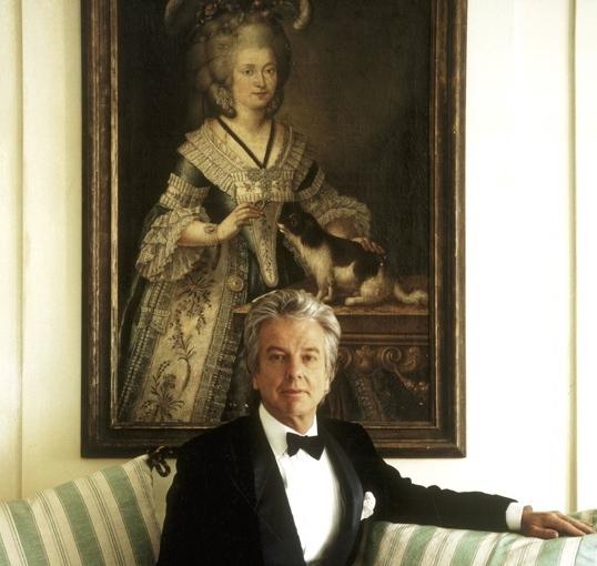 Nicky Haslam, social butterfly and interior designer to the impossibly wealthy