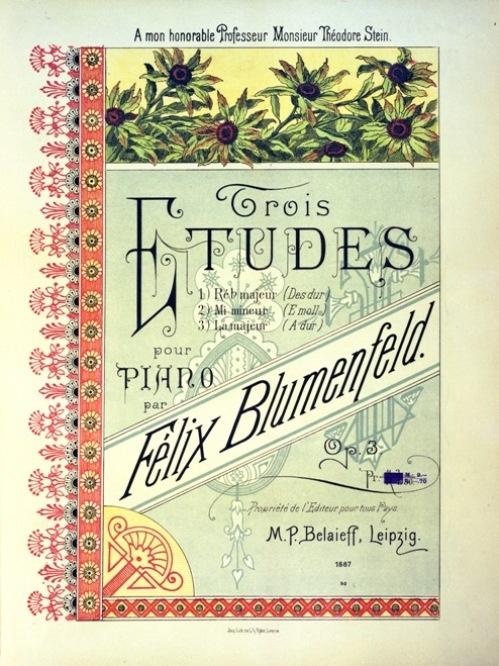 Felix Blumenfeld, Russian-trained composer kicking off two evenings of virtuoso pianism