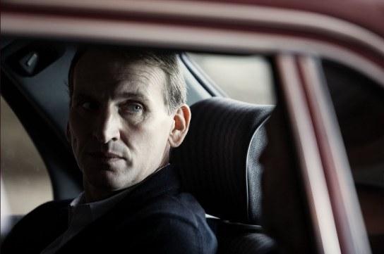 Poker face: In 'The Shadow Line' Christopher Eccleston plays a fruit’n’veg’n’smack dealer 