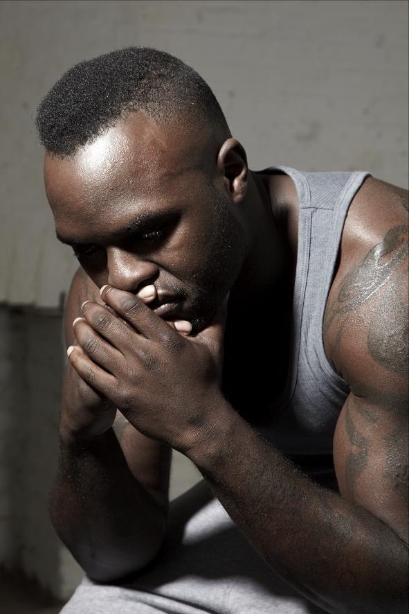 Segun Oliaya as Brownie, hard-man top dog in Philip Osment's extraordinarily original new play