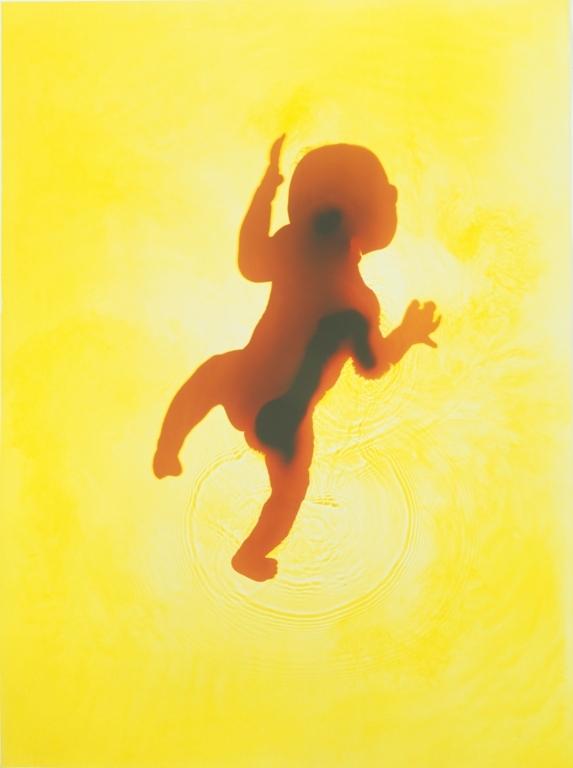 Adam Fuss, with 'Invocation', above, is among the five photographers who have returned to the pioneering age of camera-less photography