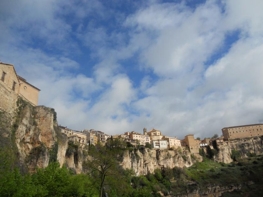 Houses perched precariously in the medieval town of Cuenca