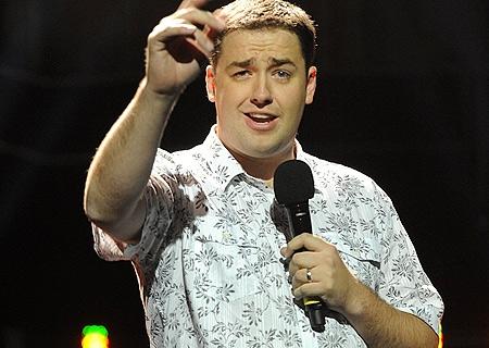 Jason Manford: The Mancunian comic made some cheeky references to his recent difficulties