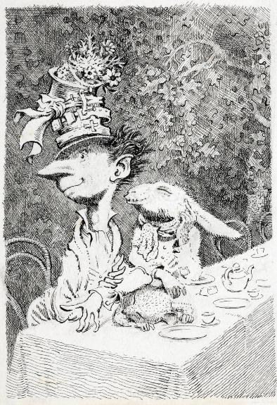 Peake's 'The Mad Hatter's Tea Party', 1945
