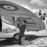 Fitters rearm a Spitfire during the Battle of Britain in 1940