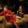 An alcohol-fuelled Imelda Staunton lets rip as niece Lucy Cohu looks on