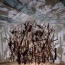 Cornelia Parker's Cold Dark Matter (An Exploded View) 1991: 