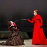 The encounter that never happened: Sarah Connolly as Mary Stuart and Antonia Cifrone as Elizabeth