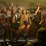 Out of step: Victoria Hamilton-Barritt and friends in 'Flashdance'