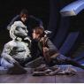 Parallel worlds: Puppet Caliban (Jonathan Dixon) with human Stephano (Brett Brown)