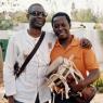 Aurelio Martinez (right) with mentor Youssou N'Dour