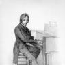 Young Liszt in 1824, the year he was commissioned to write his only opera, by Leprince