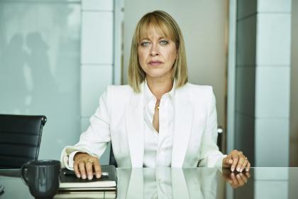 Commanding: Nicola Walker in 'The Split'