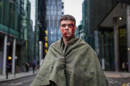 Blanket approval: Richard Madden as PS David Budd