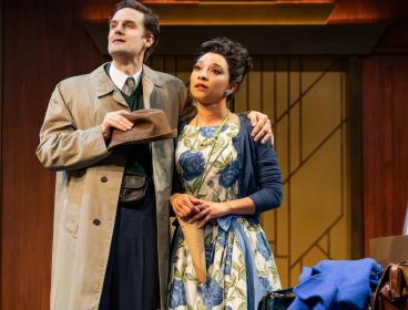 Henry Shields and Adele James as the young lovers Bernard and Rosemary