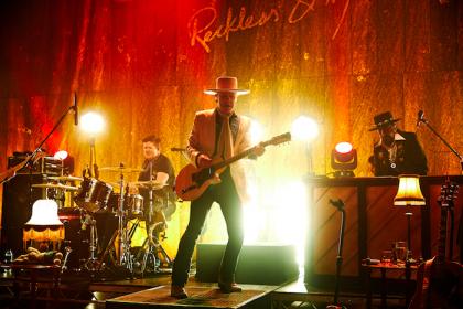 Rocking role: Kiefer Sutherland's other life