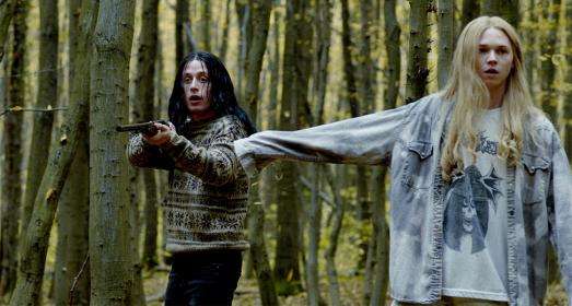 Euronymous (Rory Culkin) and Dead (Jack Kilmer) hunt cats. No, really.
