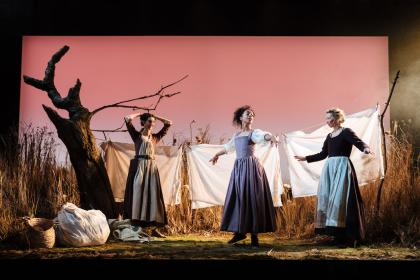 When shall we three meet again? Tanya Reynolds, Siena Kelly and Liv Hill