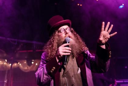 Ben Caplan as 'The Wanderer' - 'bawdy, vital irreverence'
