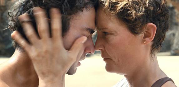 Growing up too fast: Trent (Alex Wolff) with Prisca (Vicky Krieps)