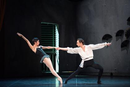 Steel and ice: Tamara Rojo and Francesco Gabriele Frola in Roland Petit's 'Carmen'