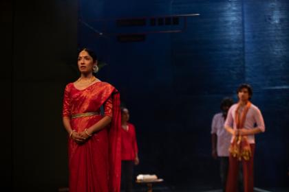 A love story across continents and generations: Vaishnavi Suryaprakash as Radha and Kaivalya Suvarna as Thirru