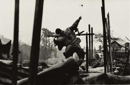 'Grenade Thrower, Hue, Vietnam', 1968 by Don McCullin