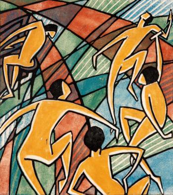 Falling into lino: Dorrit Black's 'Music', 1927-28