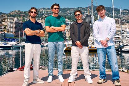 Drivers (from left): António Félix da Costa, Jake Dennis, Mitch Evans and Pascal Wehrlein