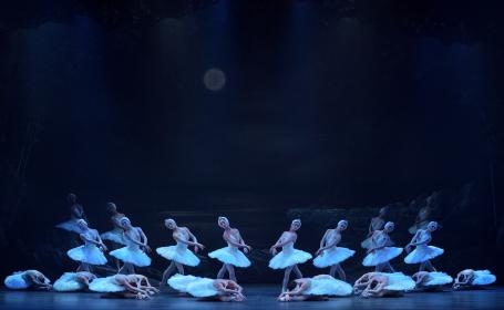 Well met by moonlight: artists of English National Ballet in Derek Deane's production of 'Swan Lake'