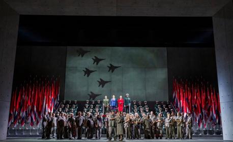The Triumphal Scene in Robert Carsen's production of 'Aida'