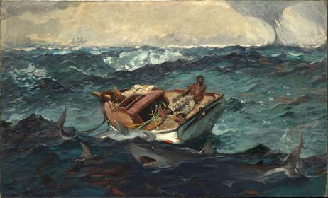 The Gulf Stream, 1899 (reworked by 1906) by Winslow Homer