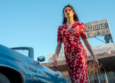 Red eye: Margaret Qualley as a small-town detective in Ethan Coen’s ‘Honey Don’t!’