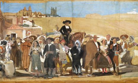 Joaquín Sorolla y Bastida, 'The Provinces of Spain: Castile' (sketch), 1912-13
