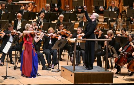Leila Josefowicz and Susanna Mälkki with the LSO