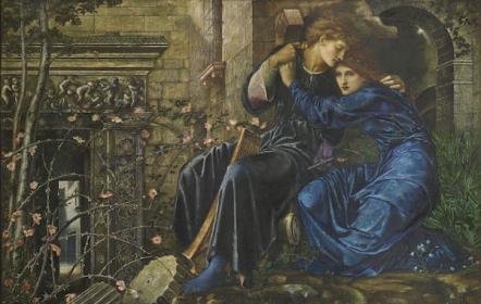 'Love Among the Ruins', 1873, Edward Burne-Jones