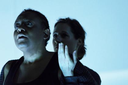 Utterly convincing: Gweneth-Ann Rand and Susanna Hurrell in 4.48 Psychosis