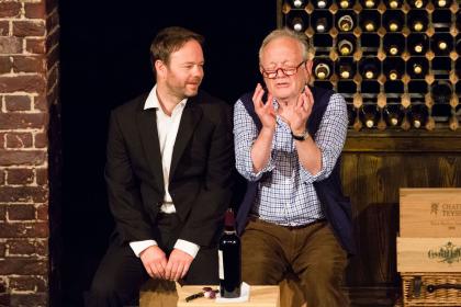 Real-life father and son Bruce and Sam Alexander as John and Benedict in 'The Red'