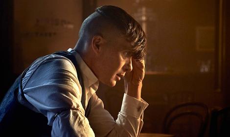 It's tough at the top: Cillian Murphy as Tommy Shelby