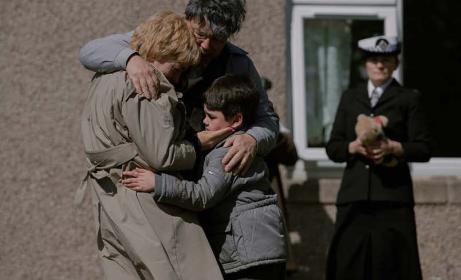Shattered family: Sheridan Smith as Ann MIng, Daniel York Loh as her husband Charlie, Buddy Wignall-Ho as grandson Kevin